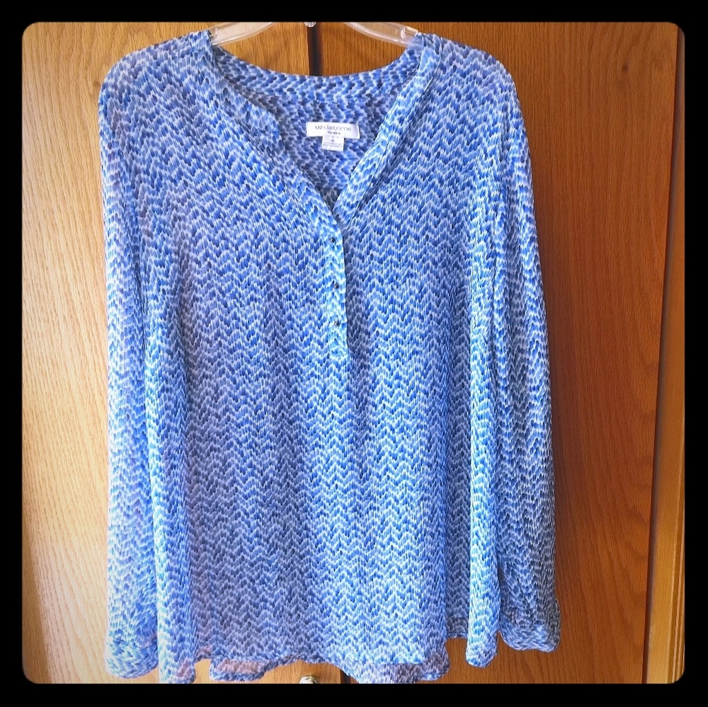 Flowy Blue Blouse